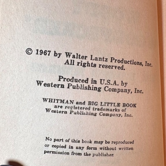 1967 Big Little Book – Woody Woodpecker – Western Publishing - Picture 3 of 5